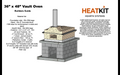 36" x 48" Vault Bake Oven Construction Guide